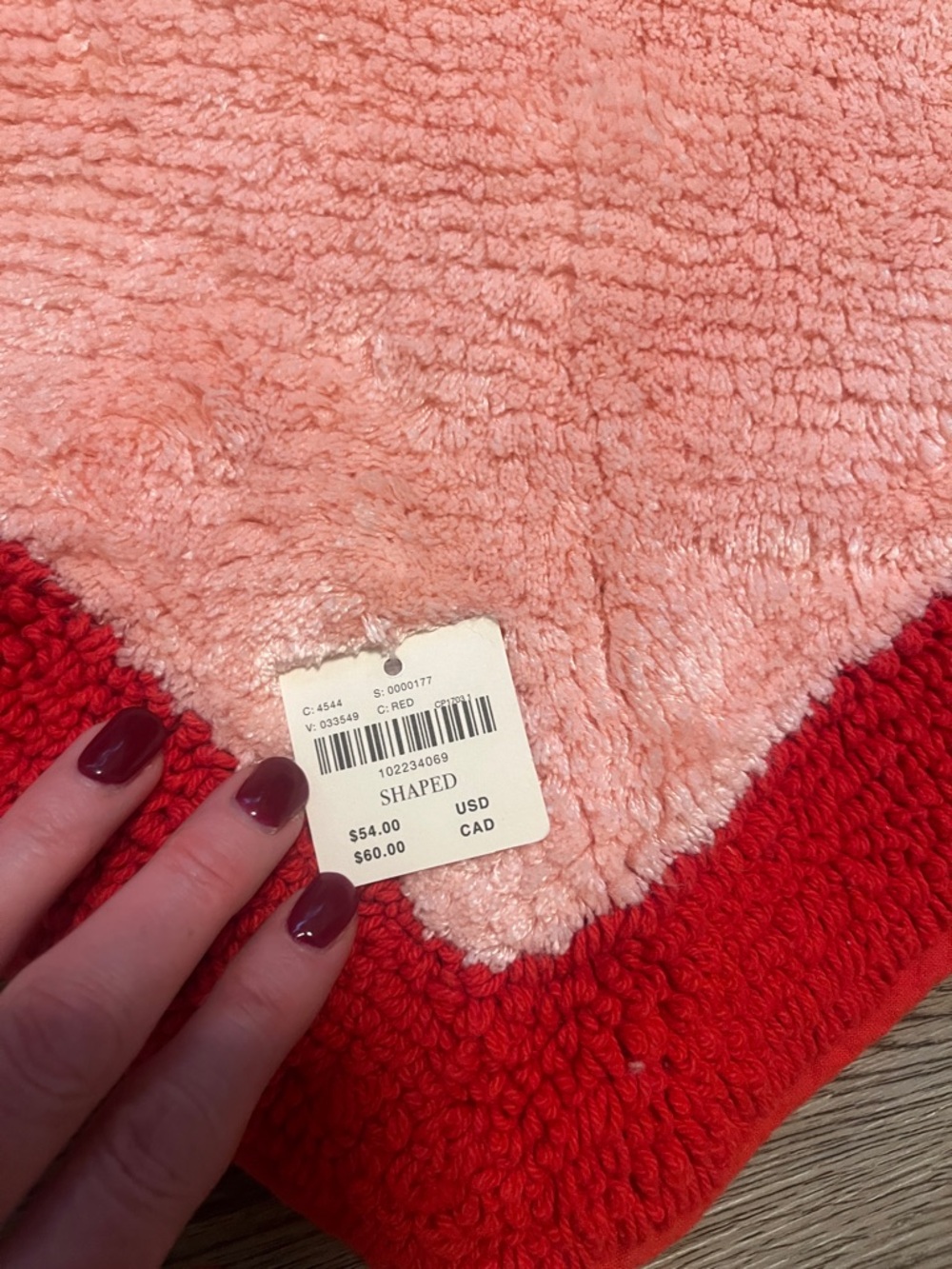 NWT ❤️❤️ tufted mat - Picture 6 of 7